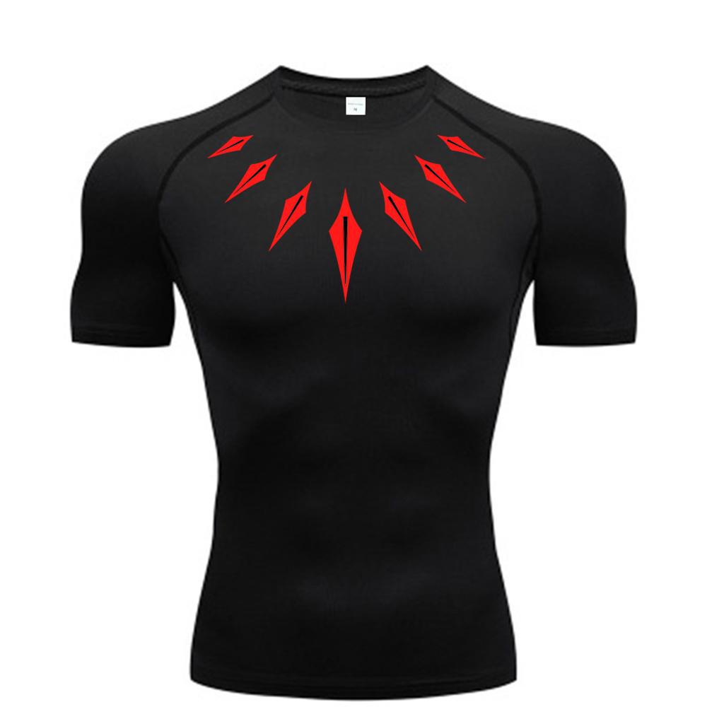 Printed Long Sleeve T-Shirt for Men, Quick-Dry Breathable Workout Running Top