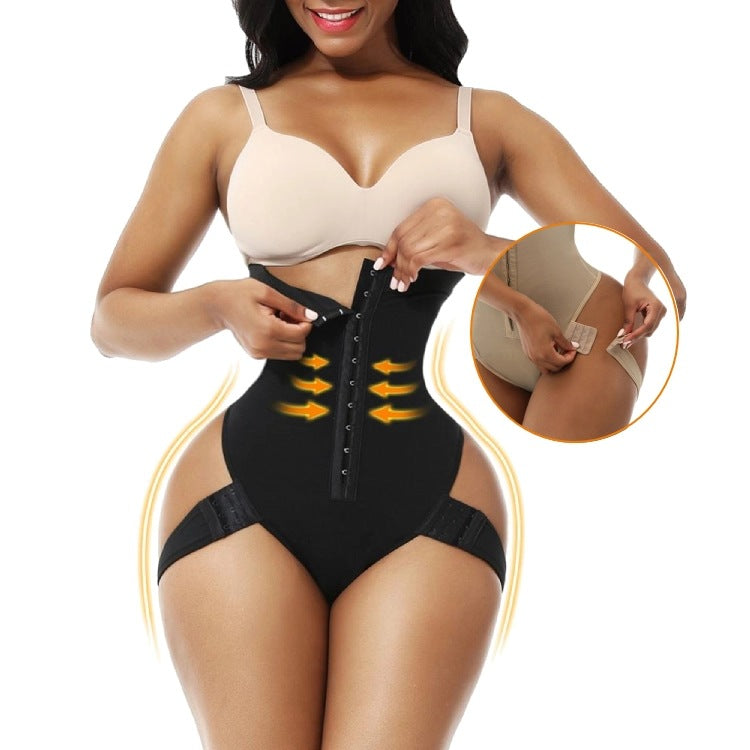 Women's Body Sculpting Pants Plus Fat Increase Breasted High Waist And Hip Artifact Waist And Hip Pants