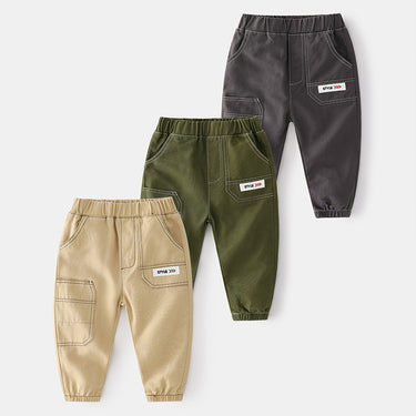 Kids' Mid-rise Spring Casual Cargo Pan