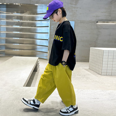 Kids Boy's T-Shirt Short Sleeve Top