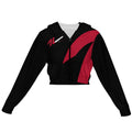 Women's Chiffon Cropped Jacket zipper coat
