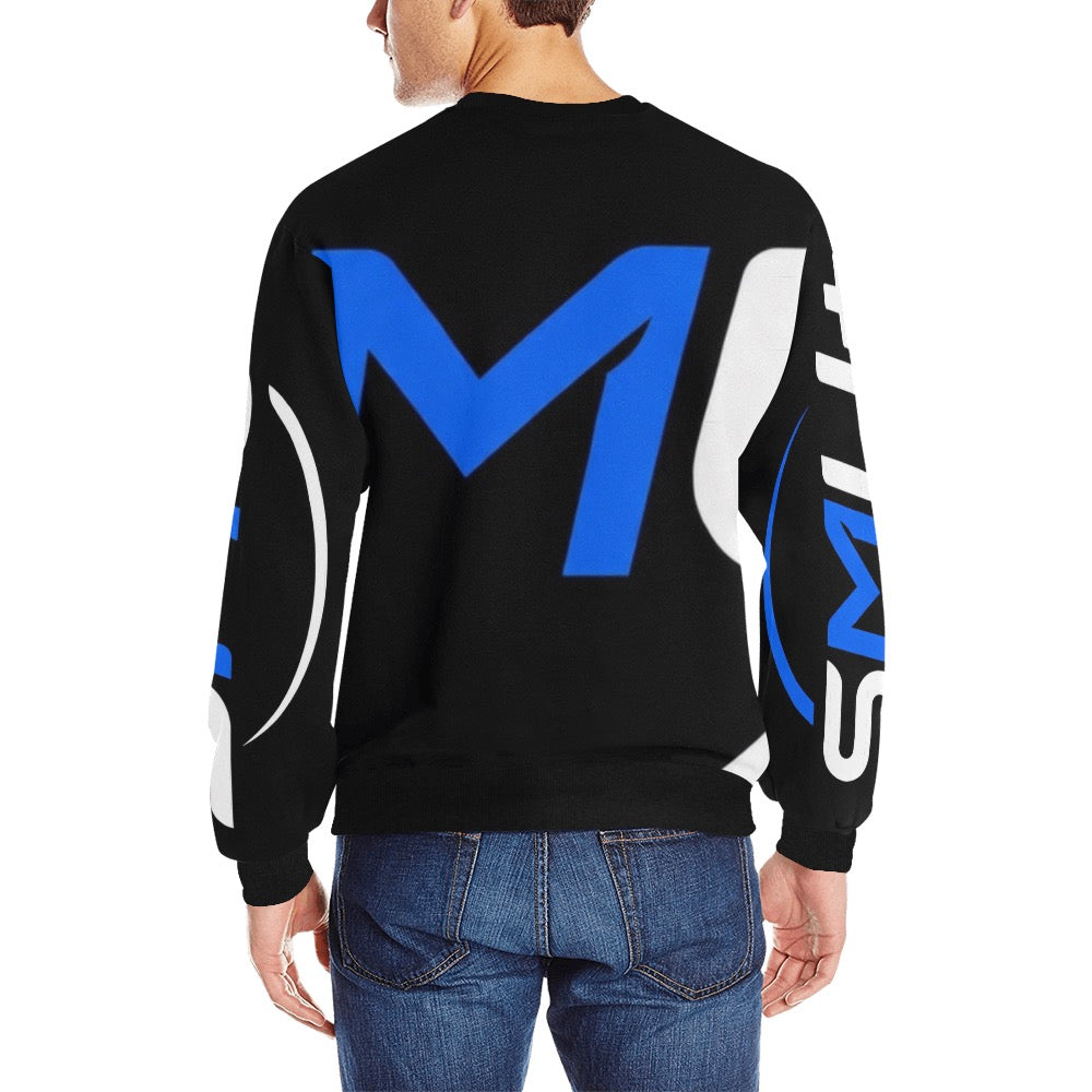 Men's Rib Cuff Crew Neck Sweatshirt(Model H34)