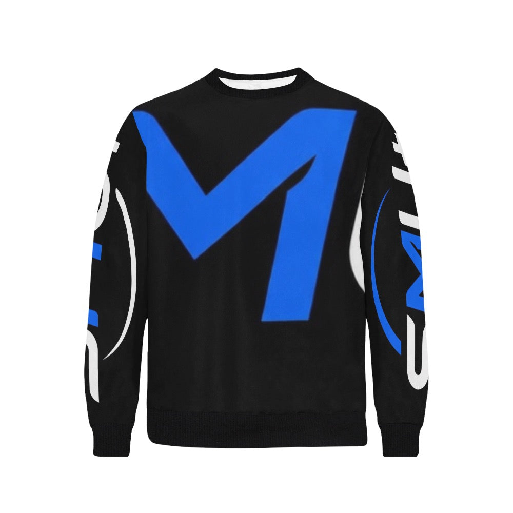 Men's Rib Cuff Crew Neck Sweatshirt(Model H34)