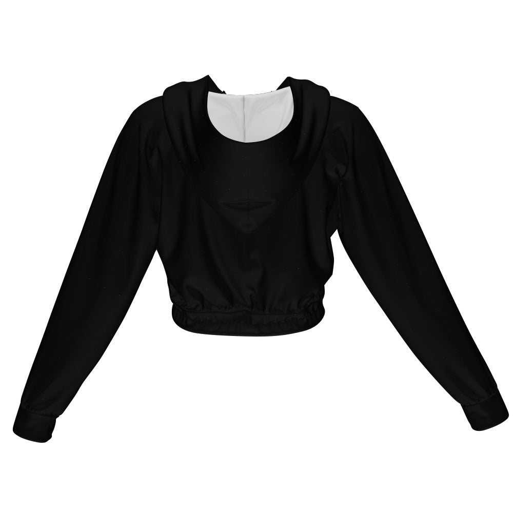Women's Chiffon Cropped Jacket zipper coat